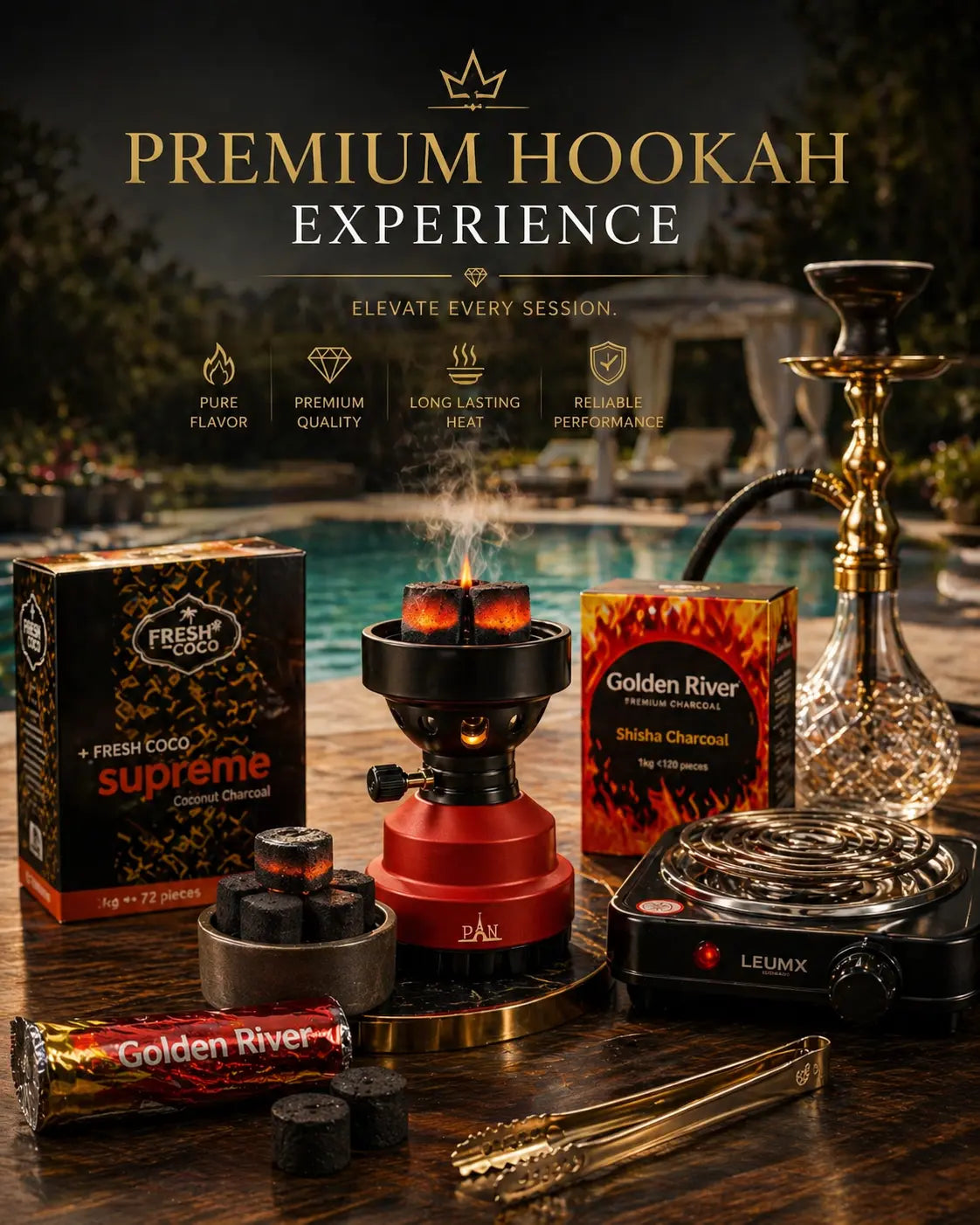 Hookah-Coal Hallstarz Diffusion
