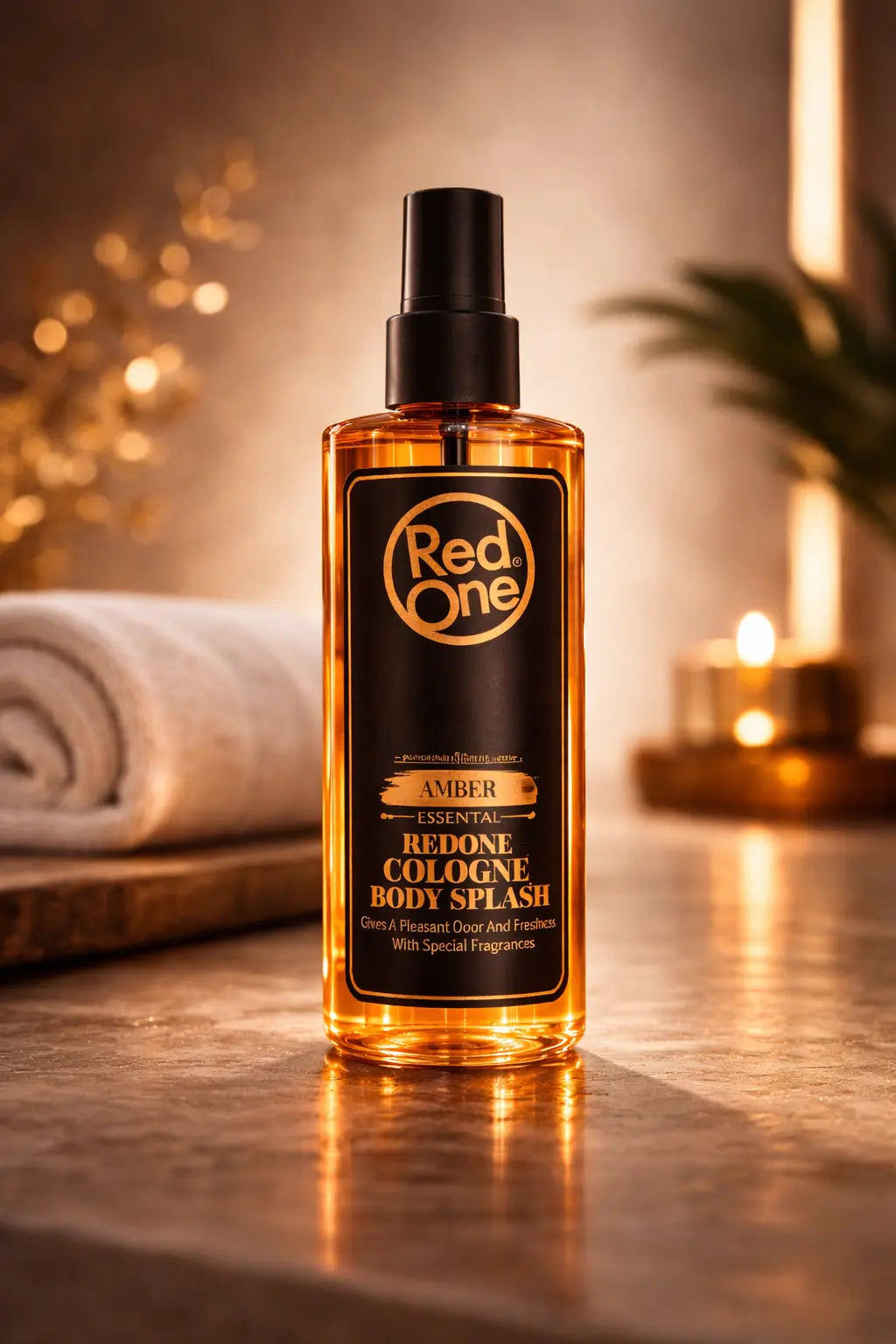 Red One Amber Cologne Body Splash Krystal Distribution