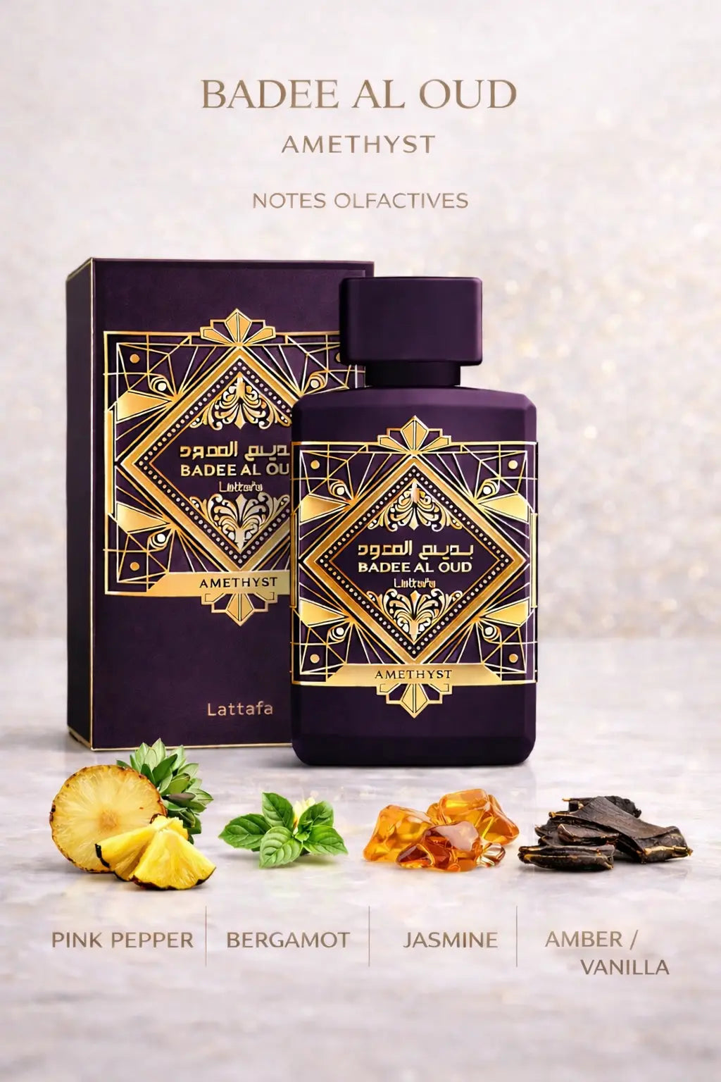 Lattafa Badee Al Oud Amethyst Krystal Distribution