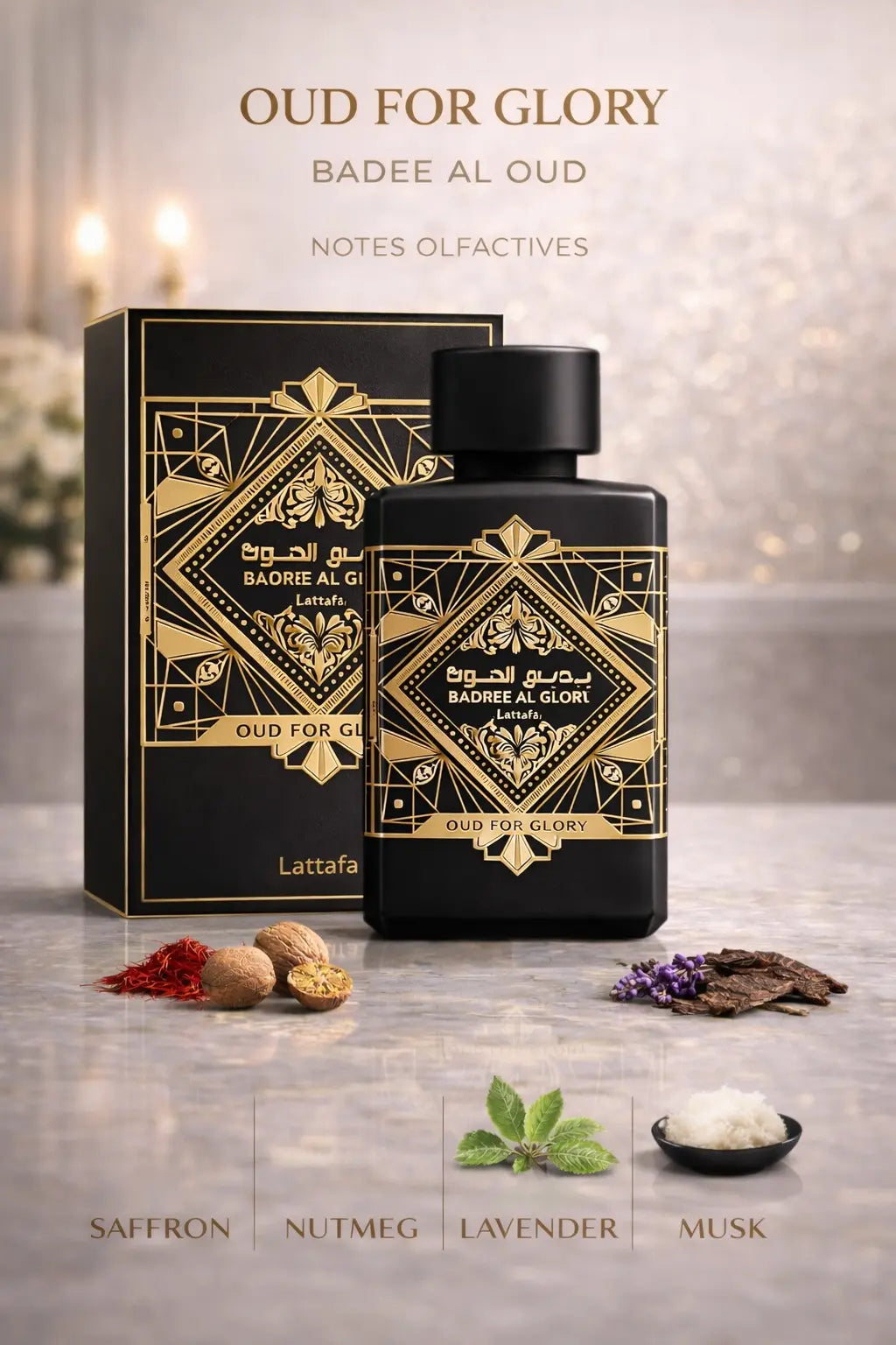 Lattafa Badee Al Oud of Glory Krystal Distribution