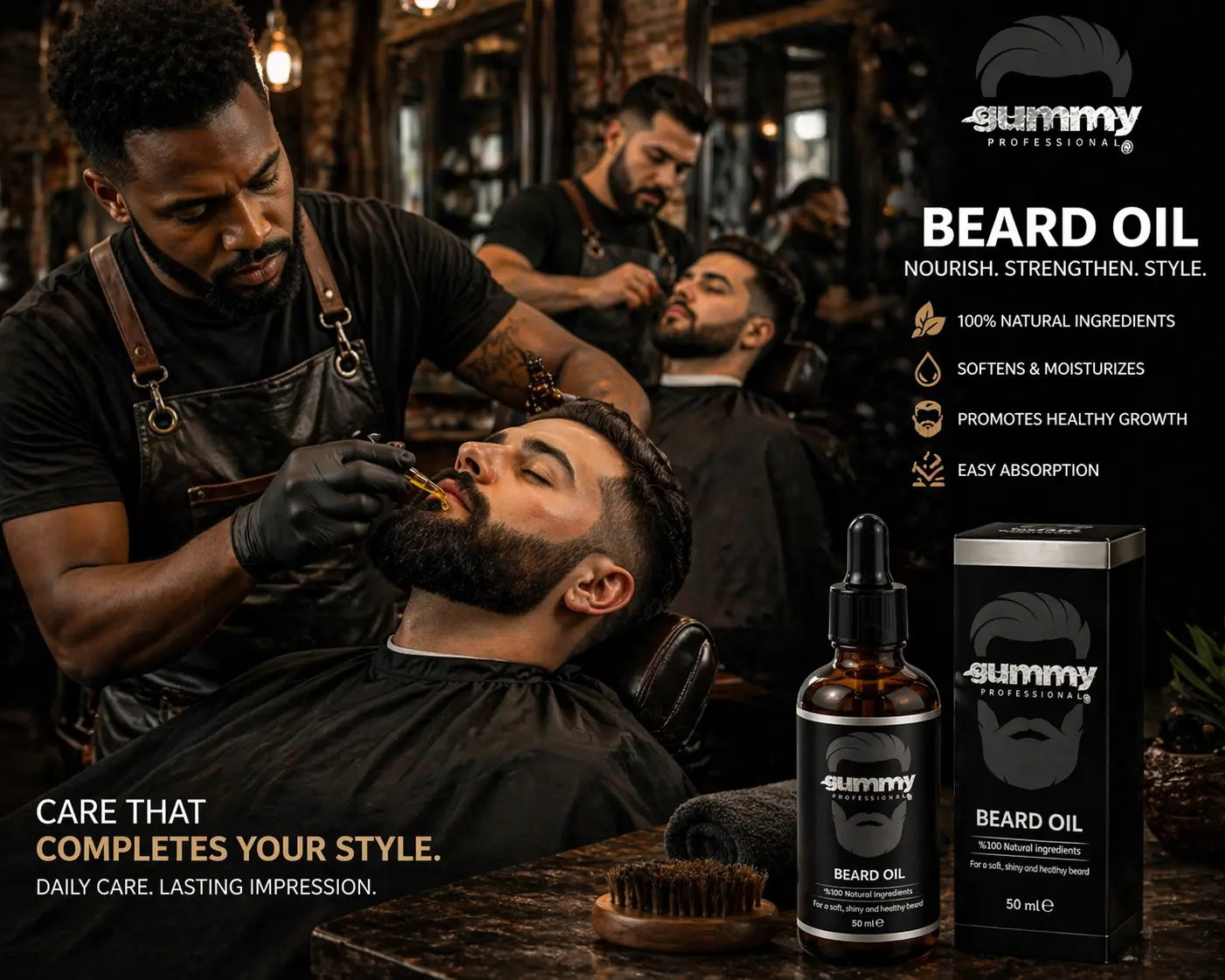Gummy Beard Oil 50ml Krystal Distribution