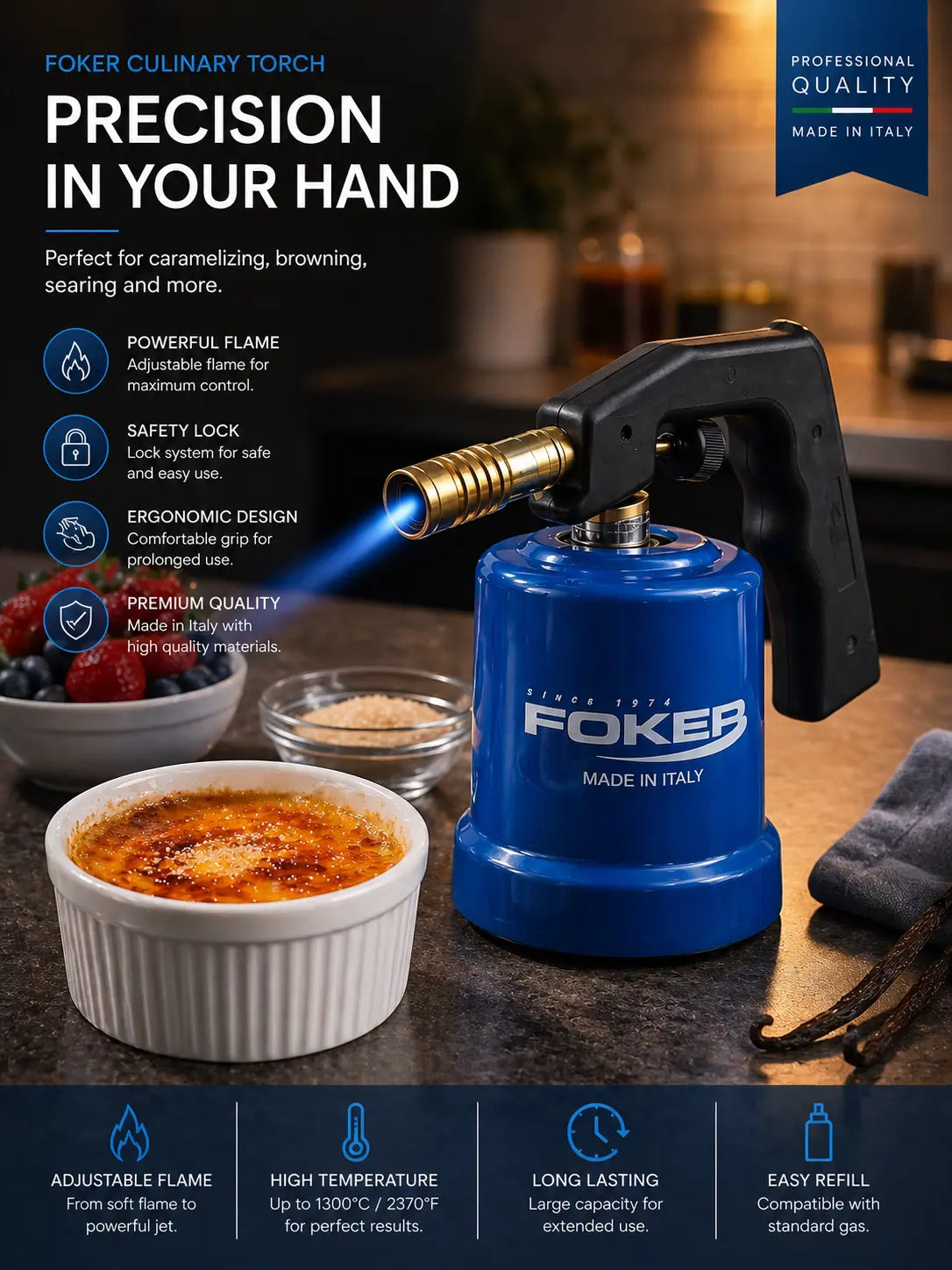 Foker Kitchen Torch Krystal Distribution