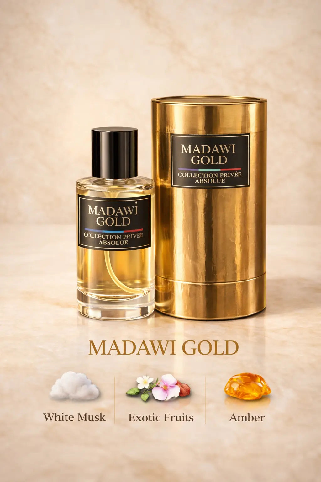 Collection Privée Absolue Madawi Gold Krystal Distribution