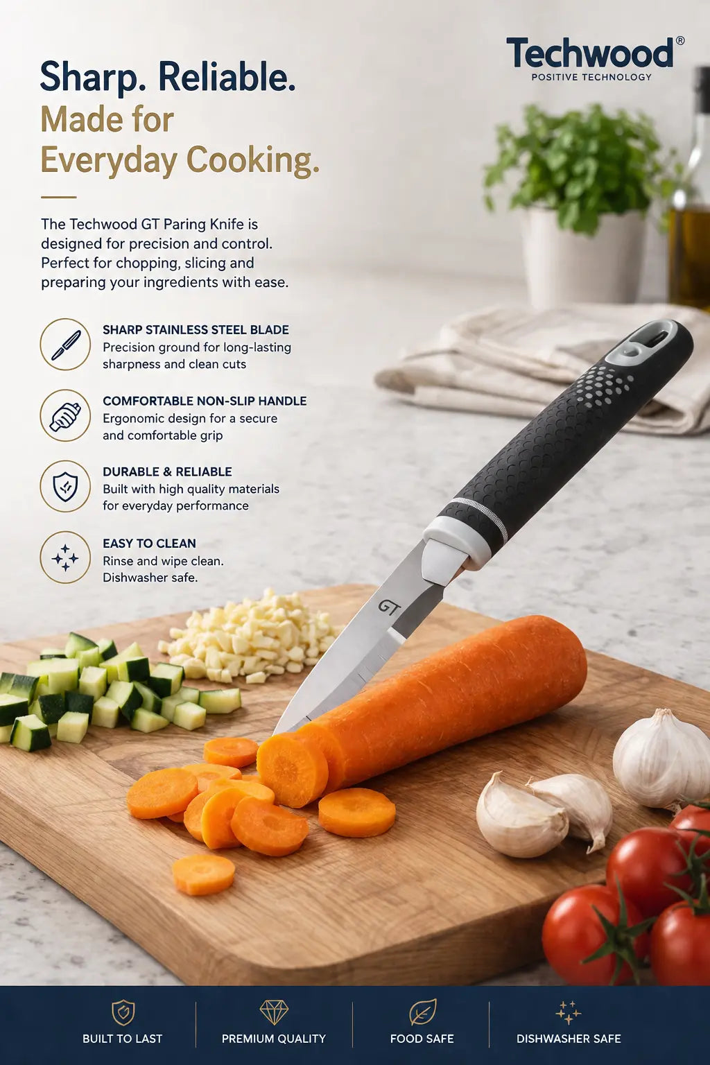 GT Precision Paring Knife Krystal Distribution