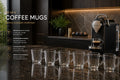 Glass Coffee Cups Set Krystal Distribution