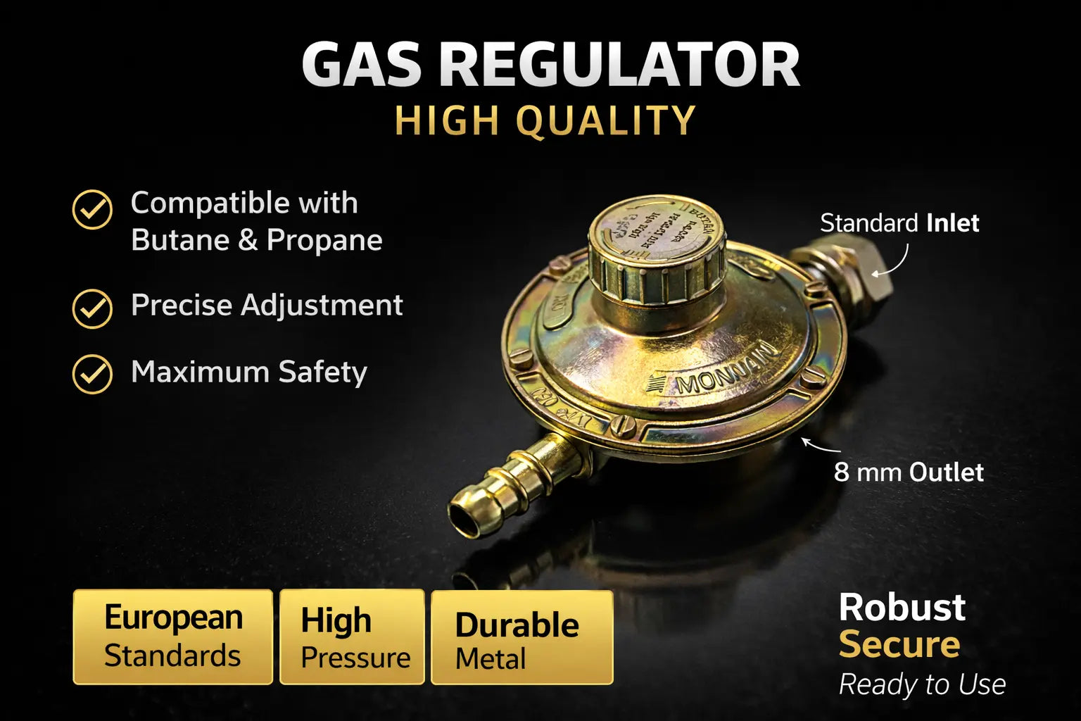 Moniano Gas Regulator Krystal Distribution