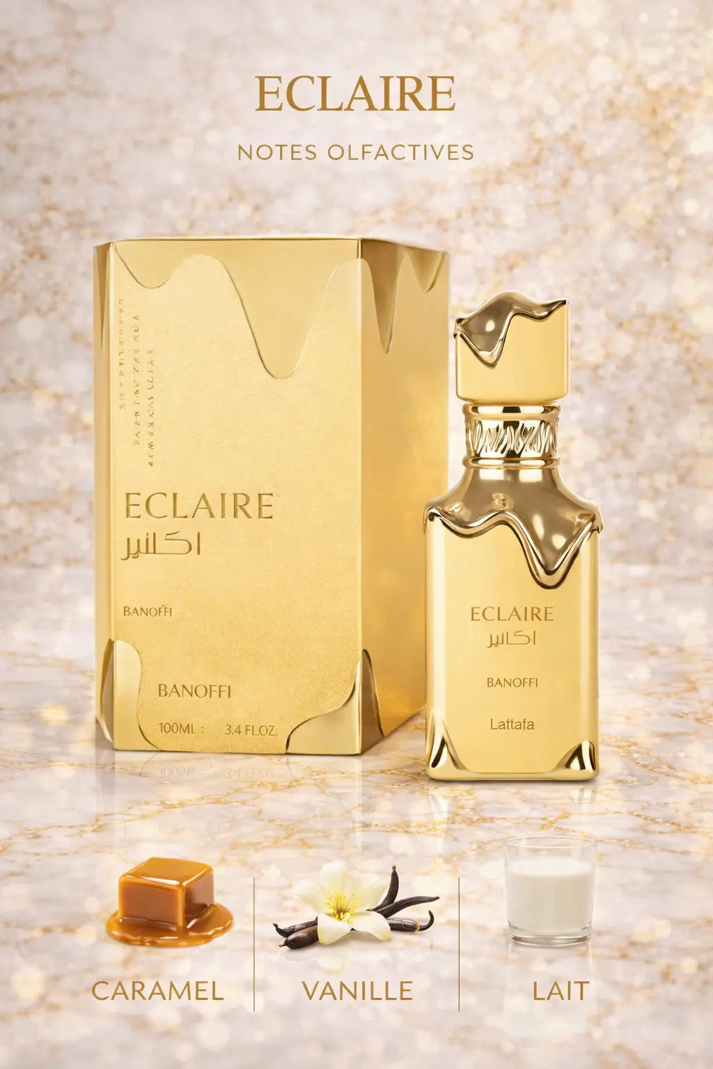 Lattafa Éclaire Banoffi Gold Édition Krystal Distribution