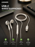 iHower Type-C Lightning Earphones White Krystal Distribution