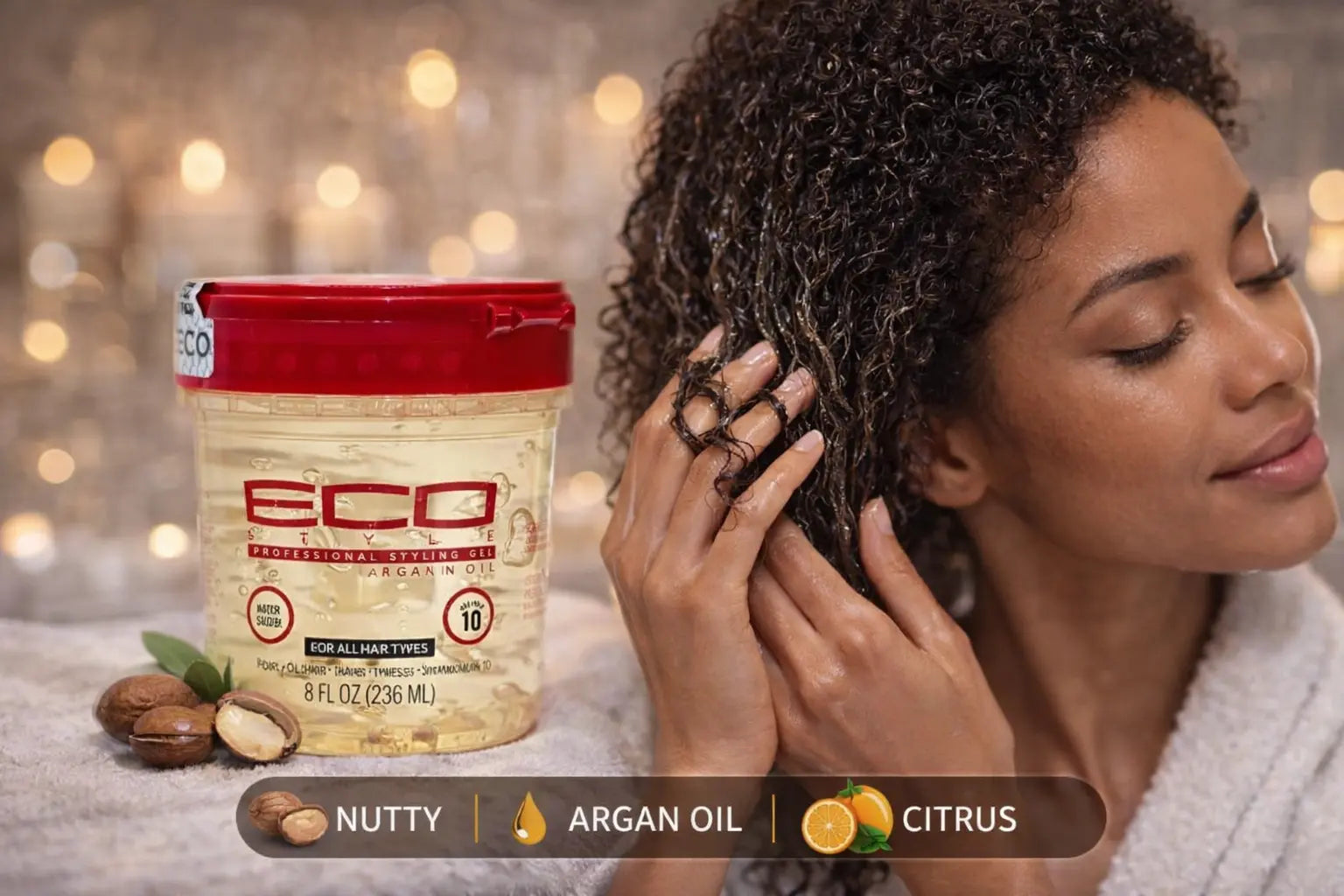 Eco Style Argan Oil 236ml Krystal Distribution