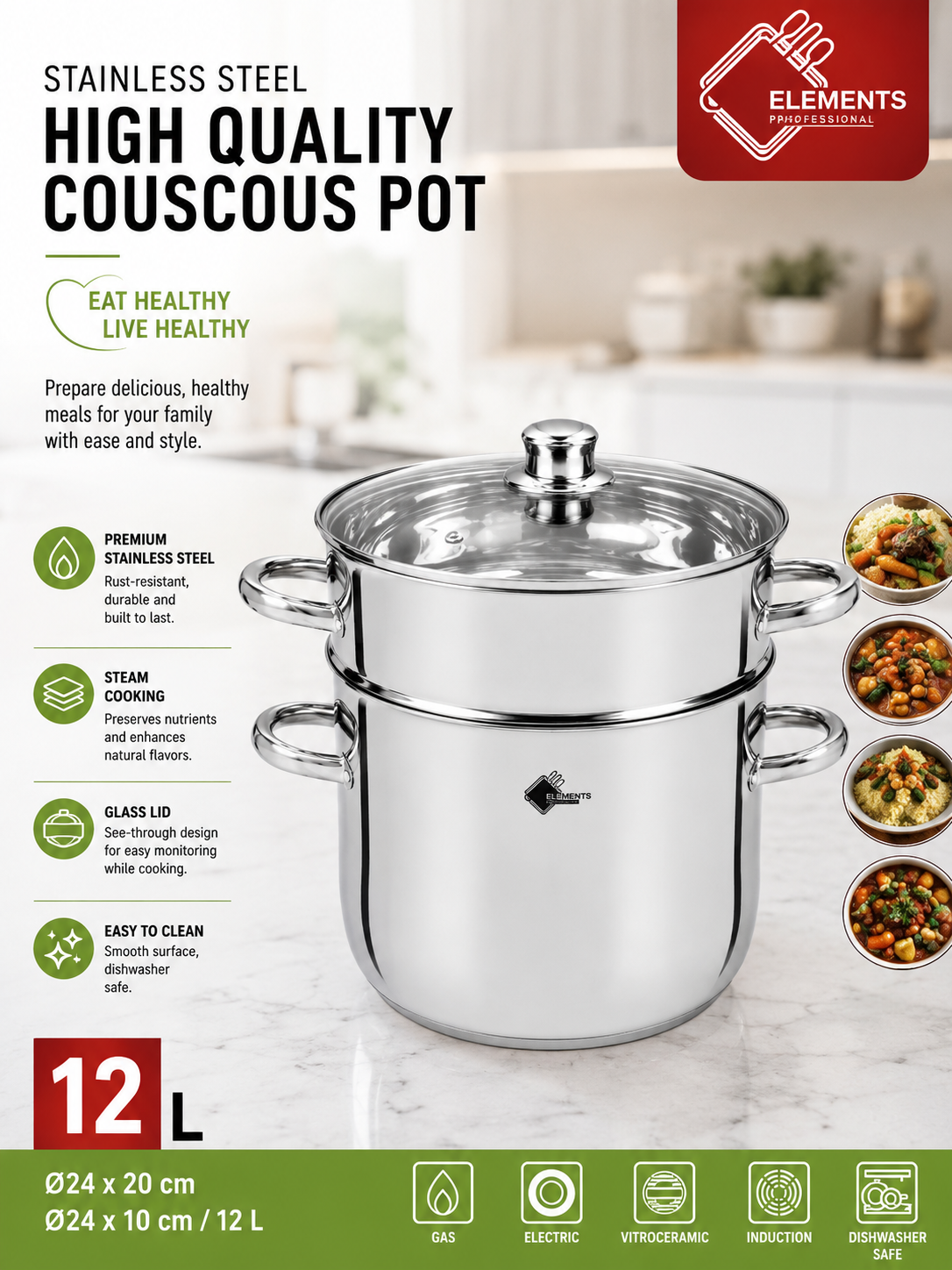 Elements Professionel Premium Stainless Steel Hallstarz Diffusion