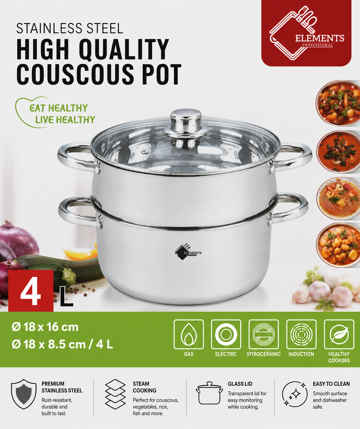 Elements Professionel Premium Stainless Steel Hallstarz Diffusion