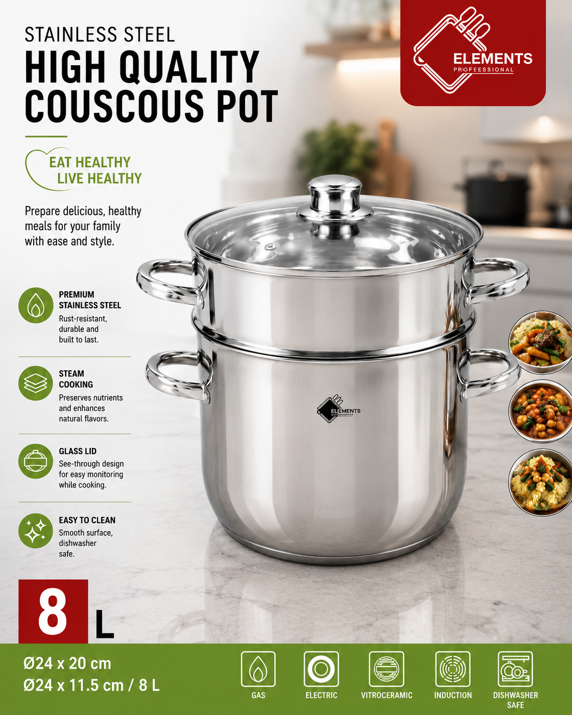Elements Professionel Premium Stainless Steel Hallstarz Diffusion