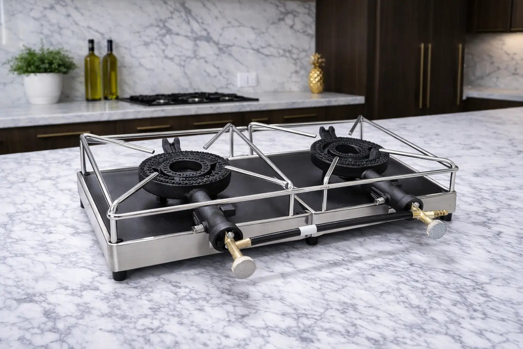 Double Gas Burner Stove Krystal Distribution