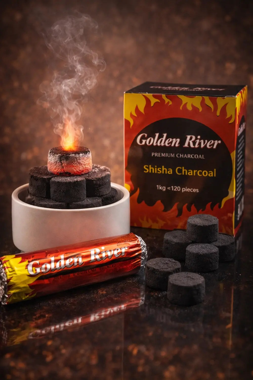 Golden River Charcoal Krystal Distribution