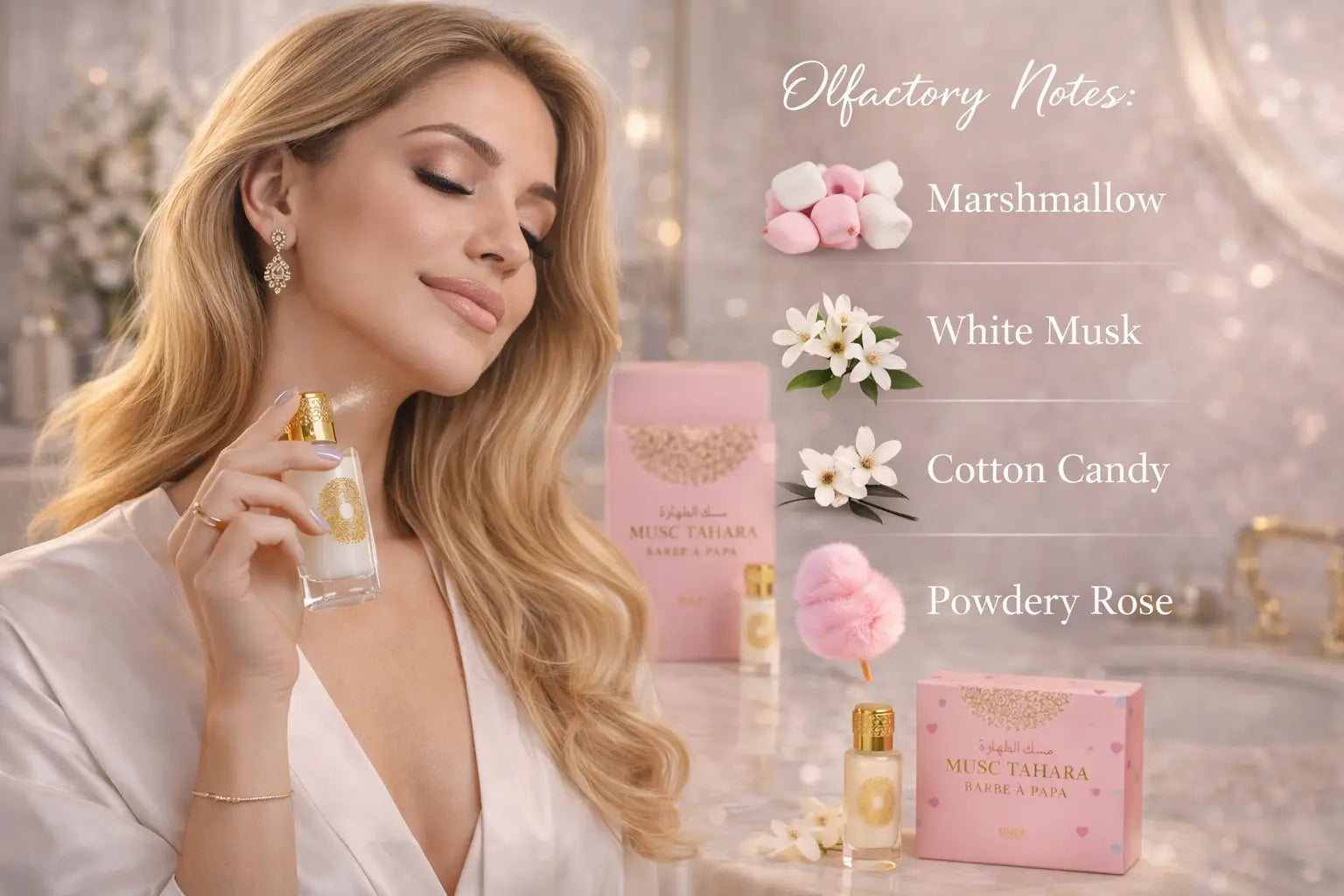 Gulf Fragrance Musk Tahara Barbe à Papa Krystal Distribution