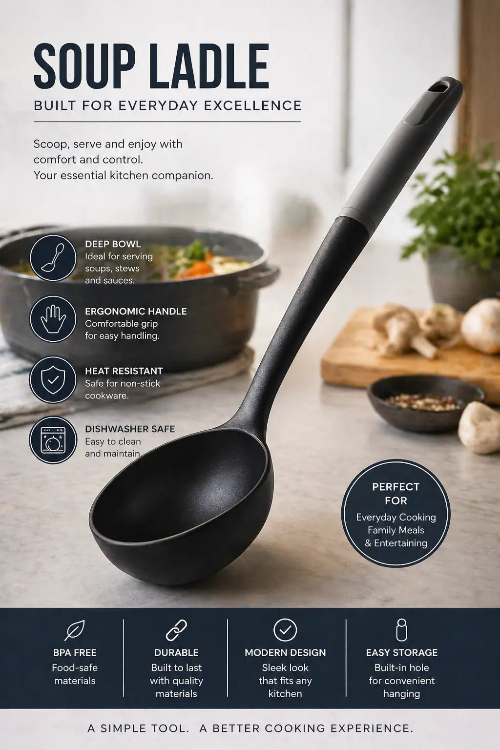 GT Large Soup Ladle Krystal Distribution