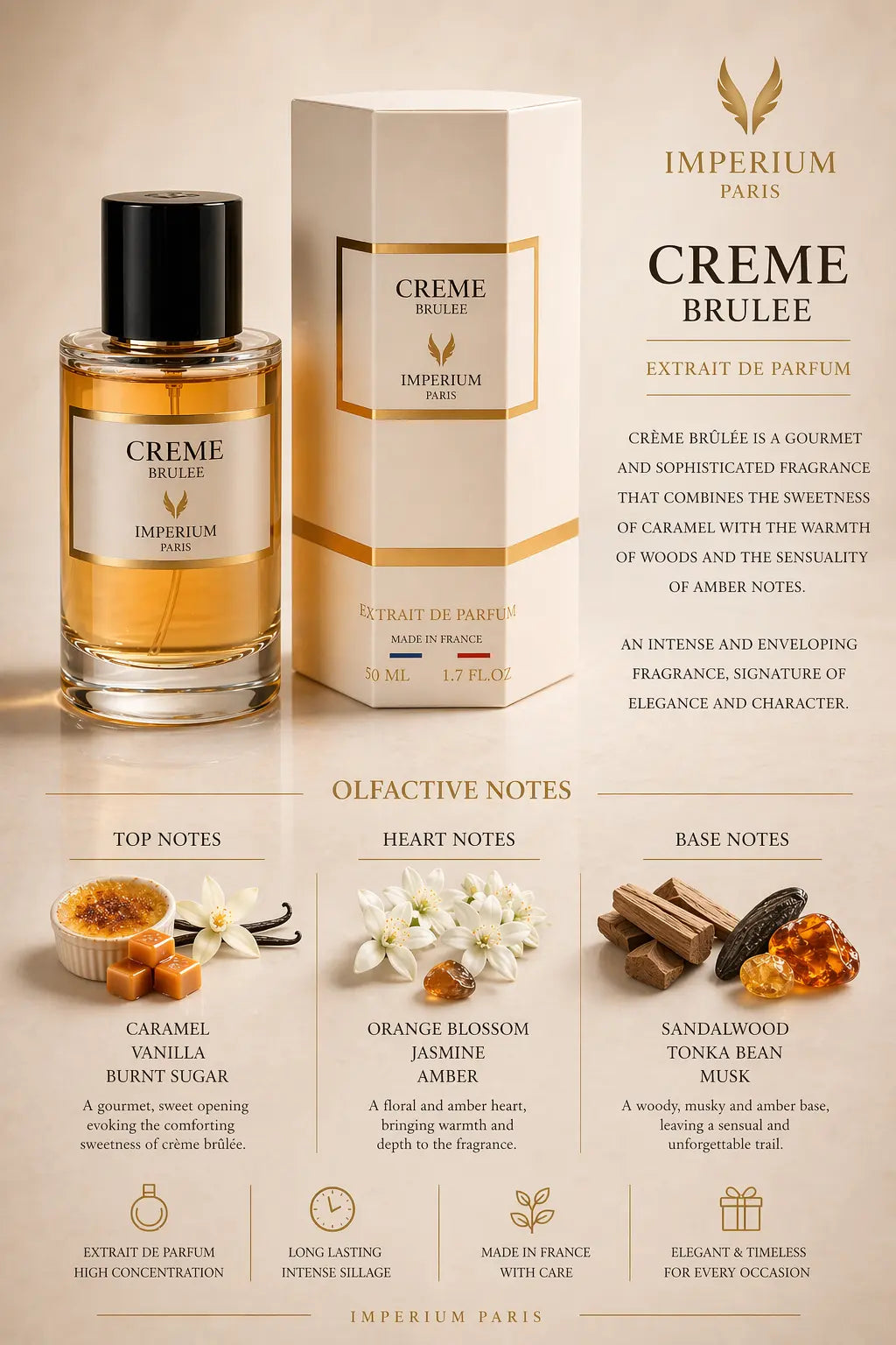 Imperium Paris Crème Brûlée Krystal Distribution
