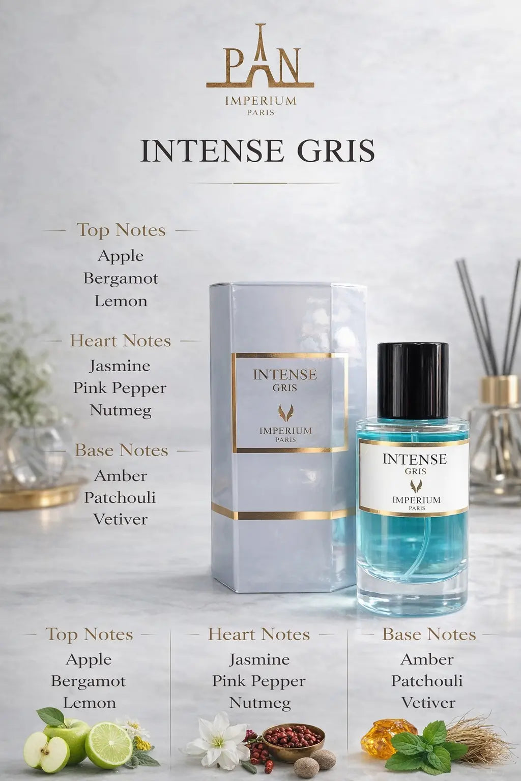 Imperium Paris Intense Gris Hallstarz Diffusion