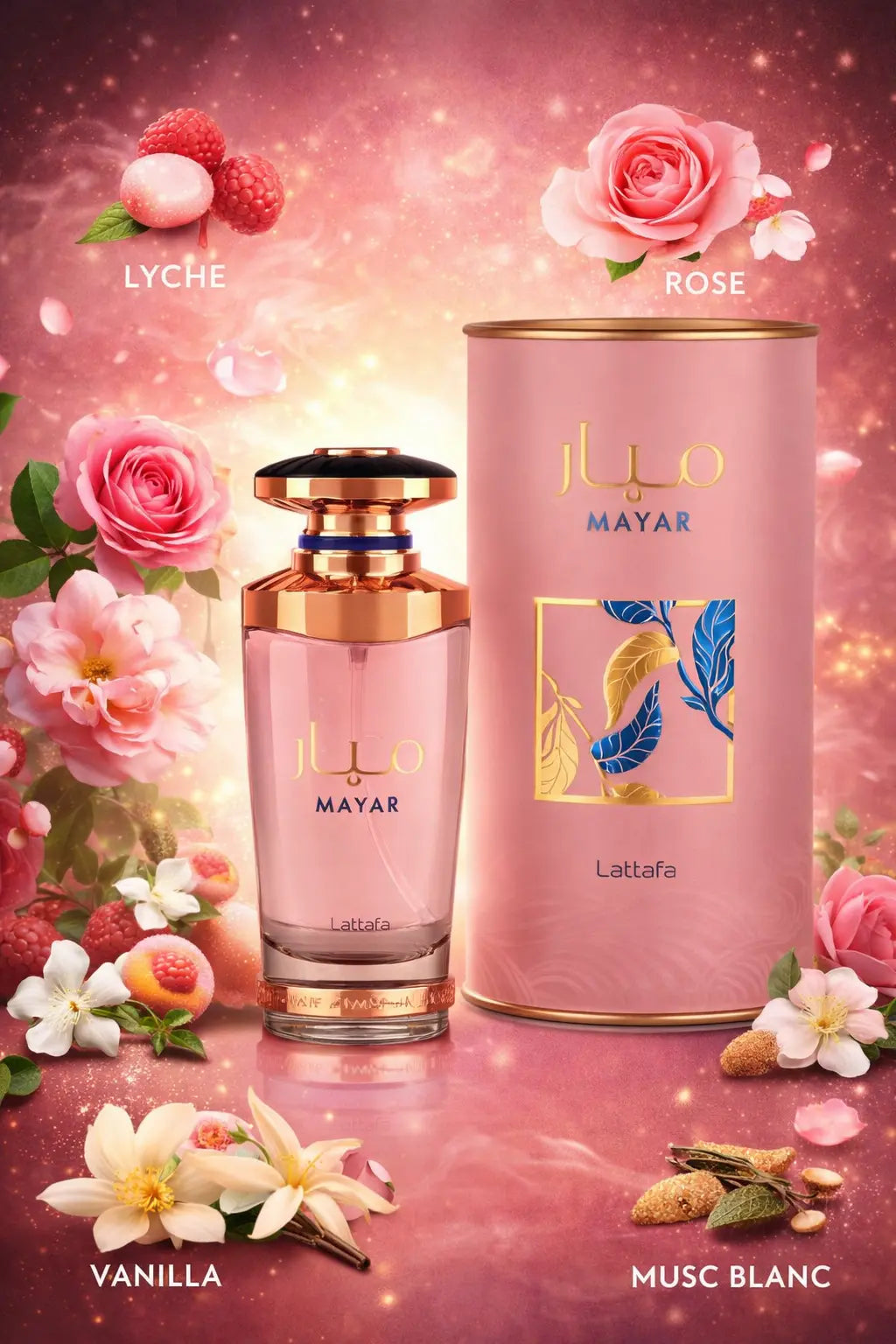 Mayar Rose by Lataffa Krystal Distribution