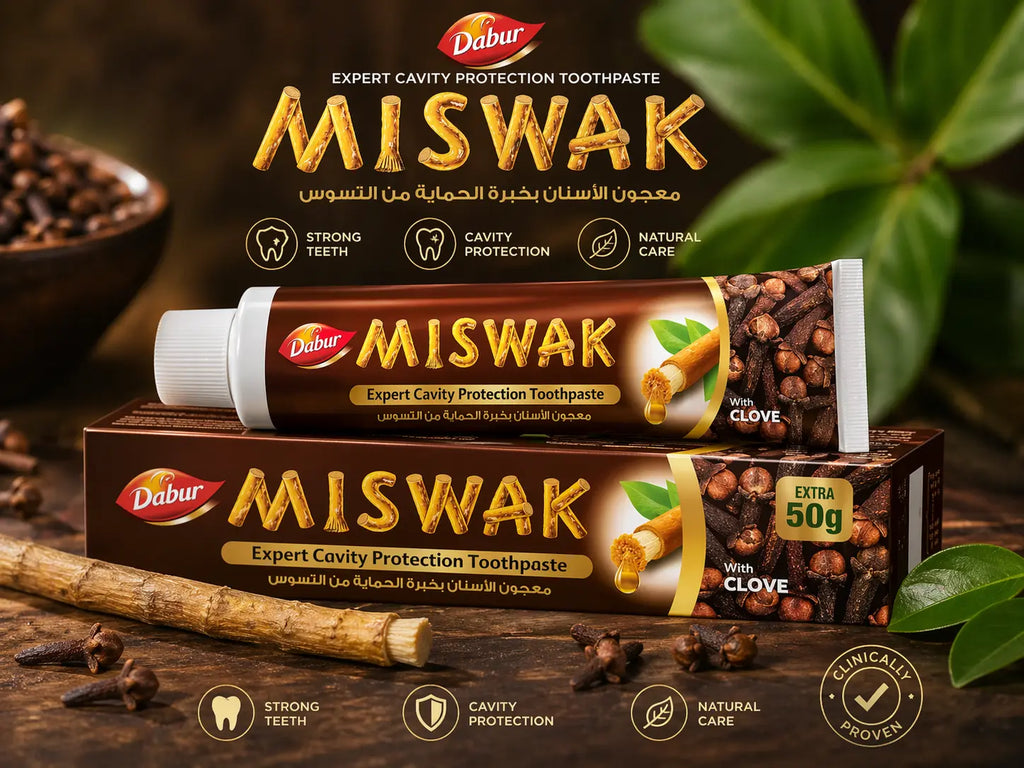 Dabur Miswak Expert Cavity with Clove 170g Krystal Distribution