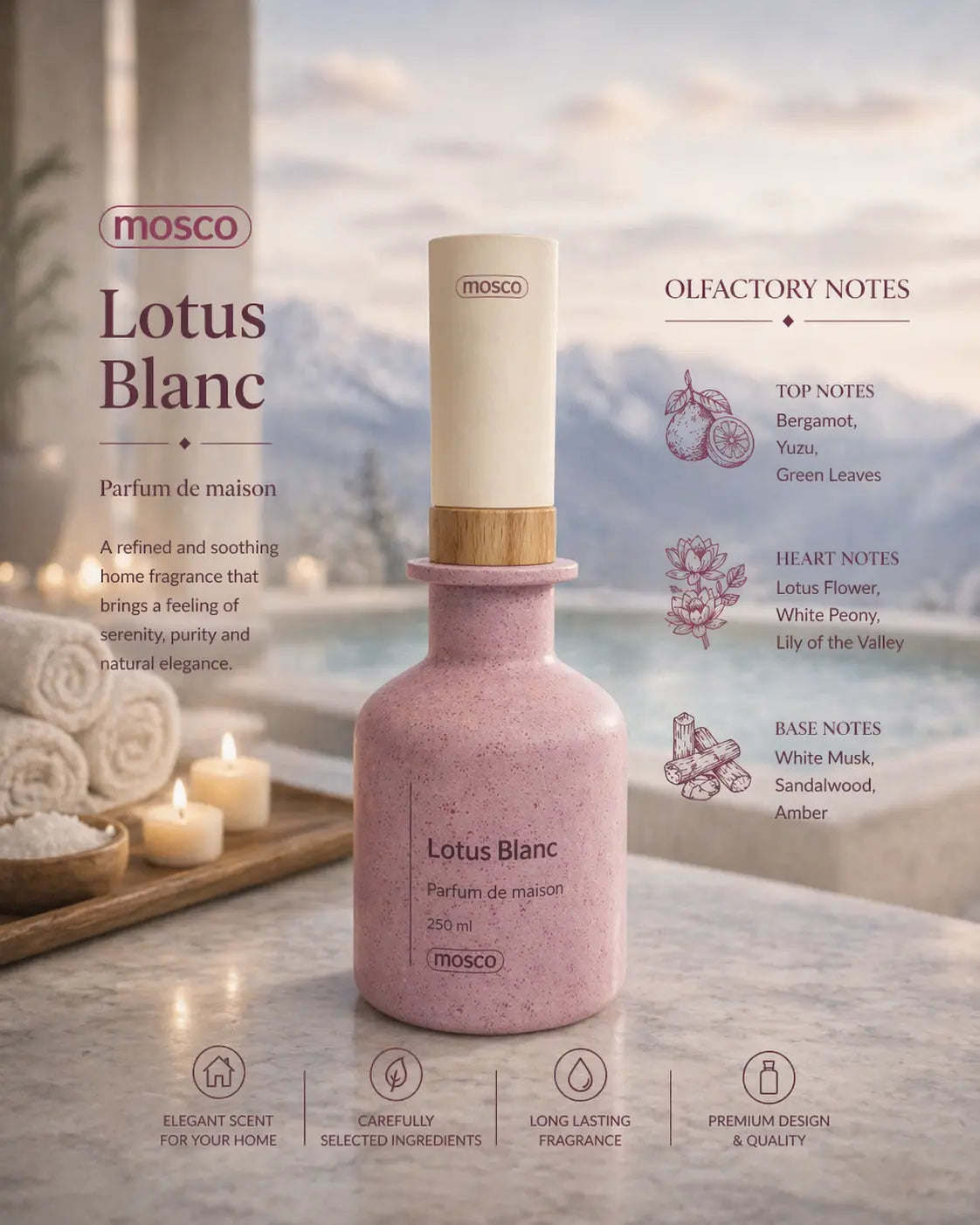 Mosco Splash White Lotus 250ml Krystal Distribution