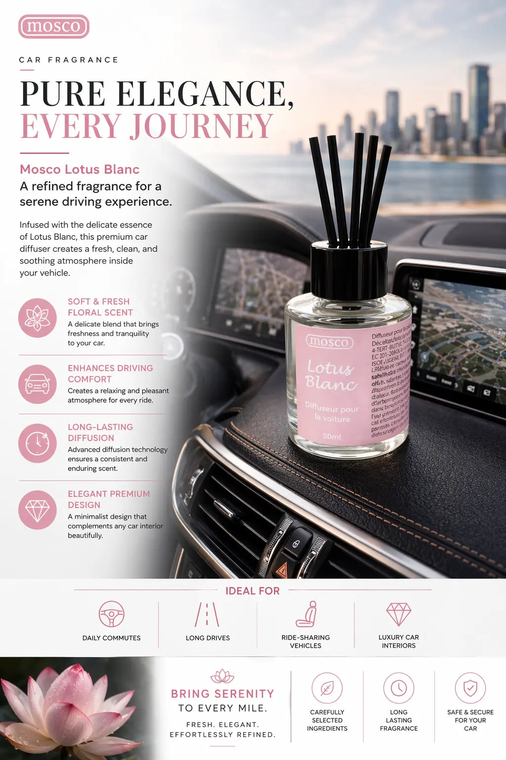 Mosco Paris White Lotus 50ml Krystal Distribution
