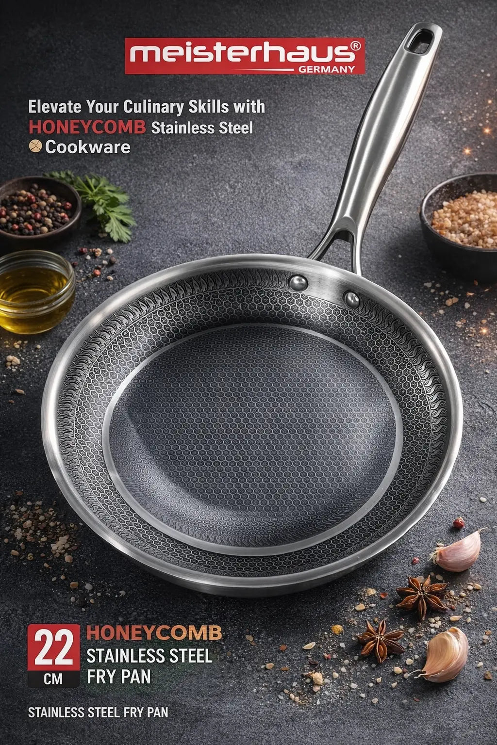 Meisterhaus Frying Pans Krystal Distribution