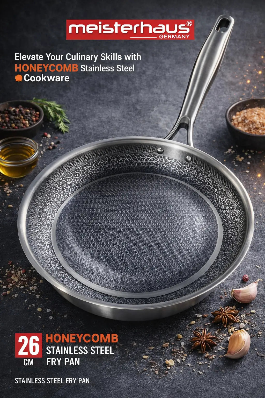 Meisterhaus Frying Pans Krystal Distribution