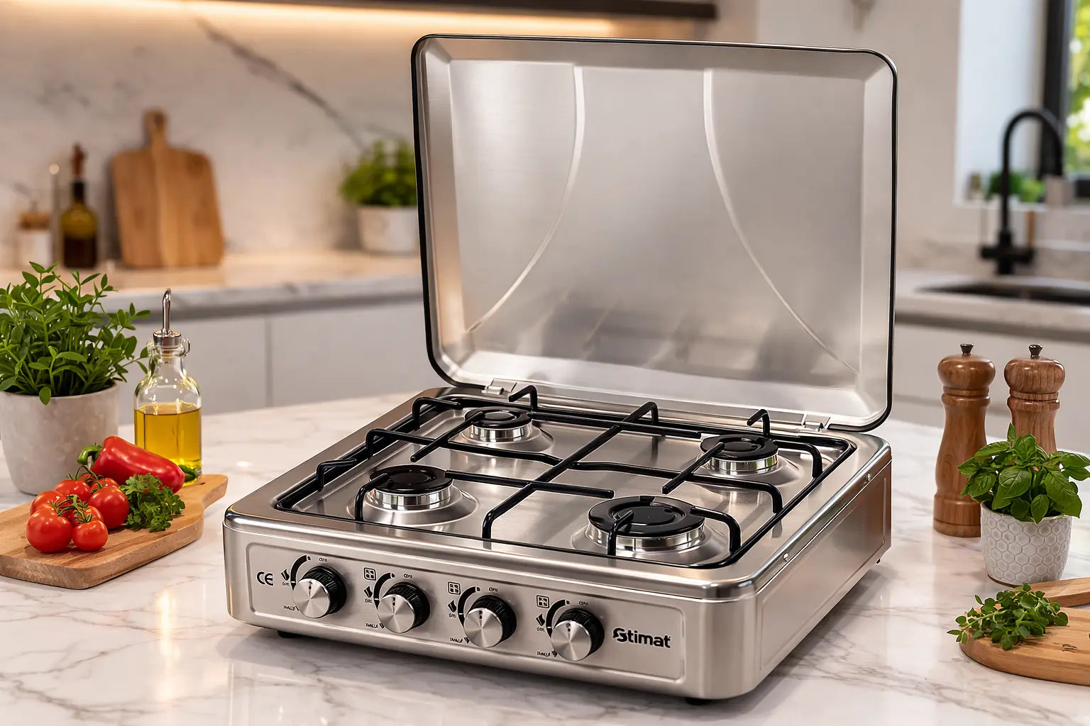 Stimat Gas Stove (4 Burners) Krystal Distribution
