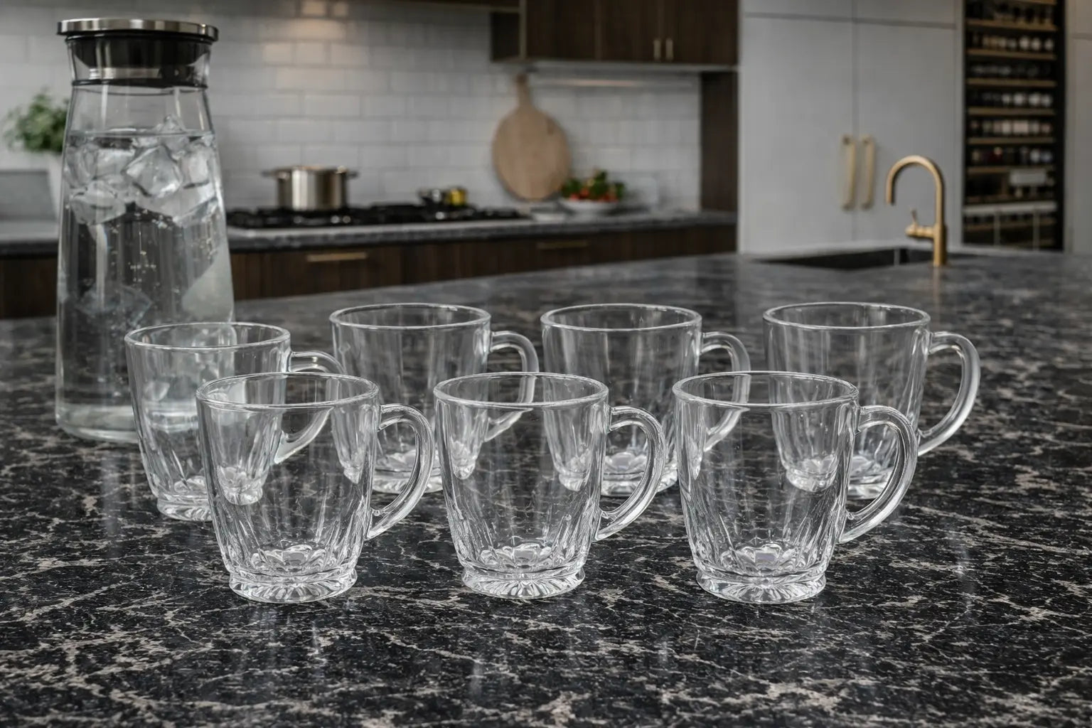 Glass Cups Set Krystal Distribution
