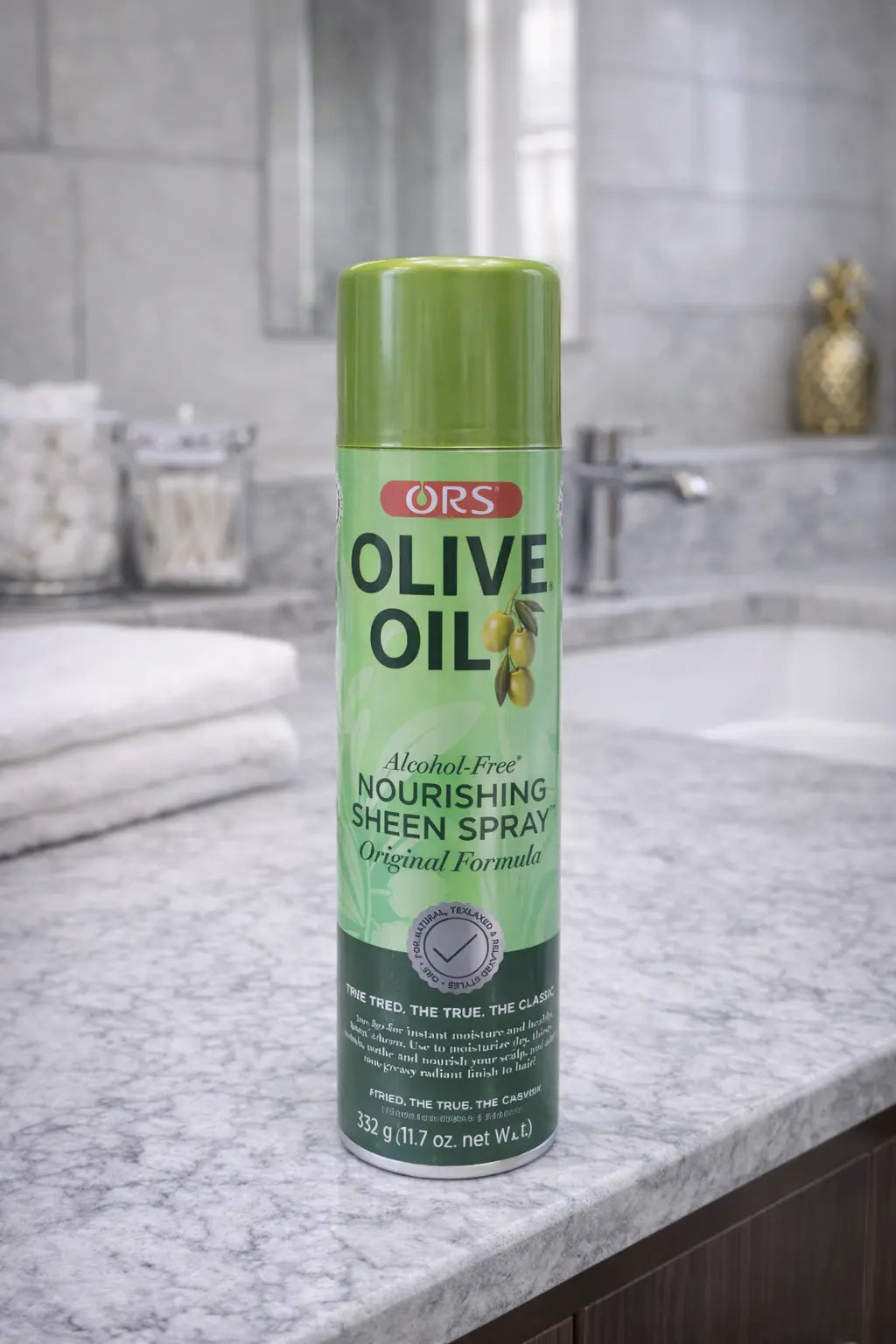 Organic Root Stimulator Olive Oil Sheen Spray 332g Krystal Distribution