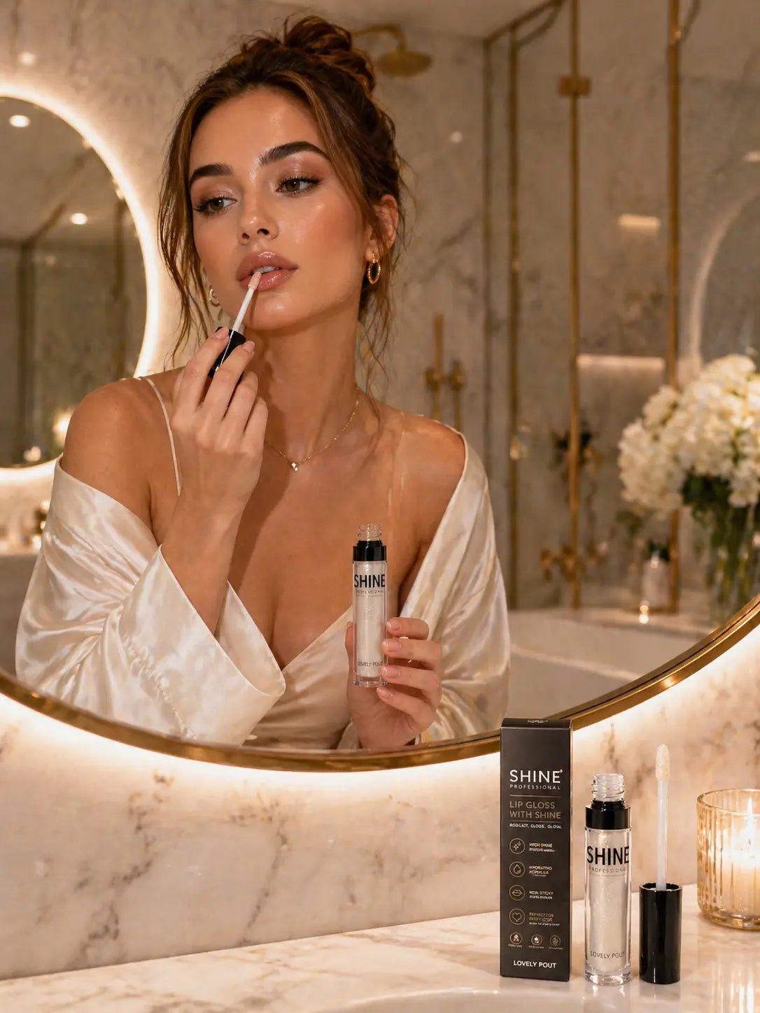 Shine Professional Glossy Lovely Pop Krystal Distribution