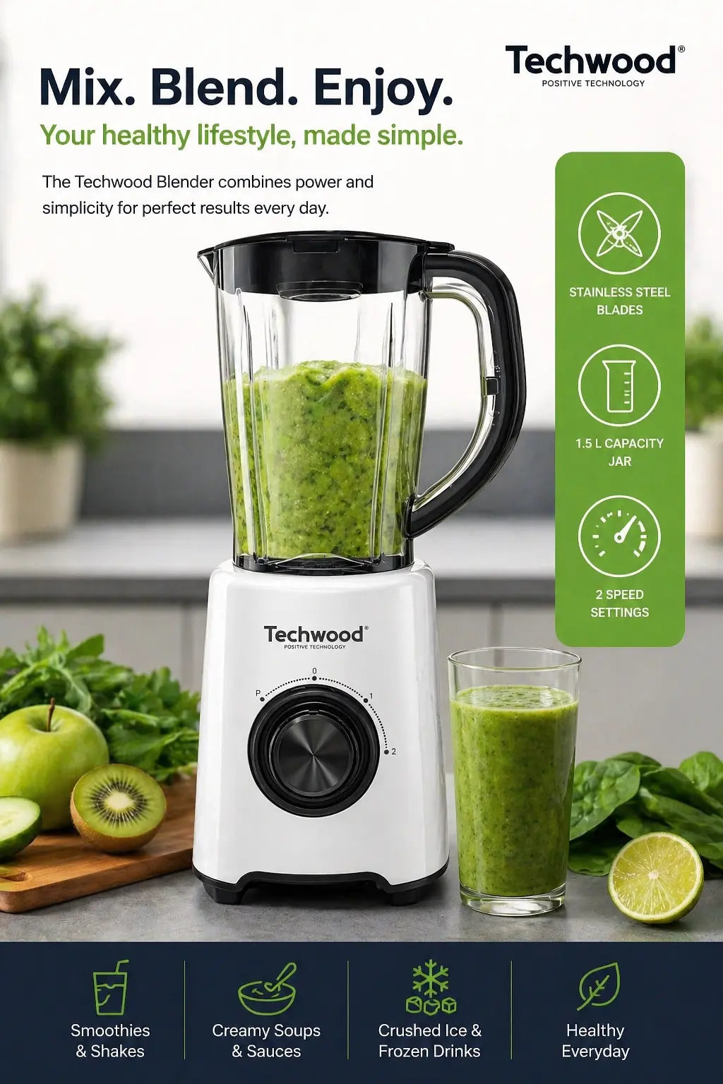 Techwood Blender Krystal Distribution