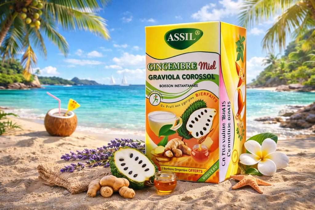 Assil Ginger – Honey – Graviola / Soursop Drink Krystal Distribution