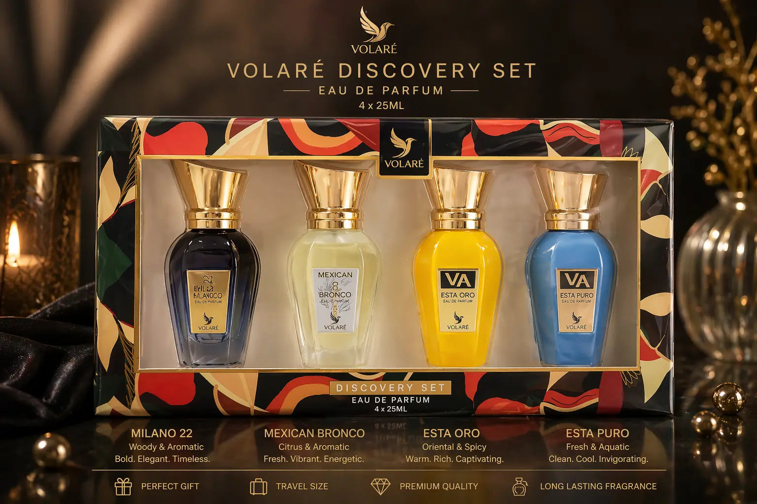 Volaré Discovery Set 4x25ml Hallstarz Diffusion