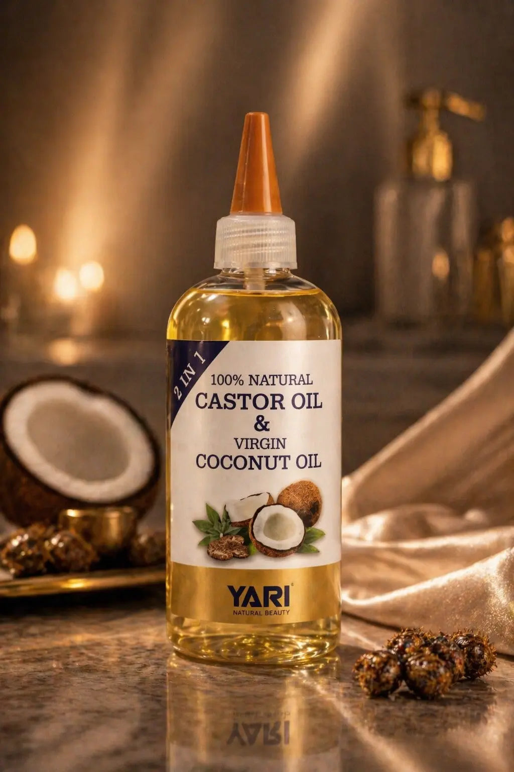 Yari Castor Oil & Coconut Oil 105ml Krystal Distribution